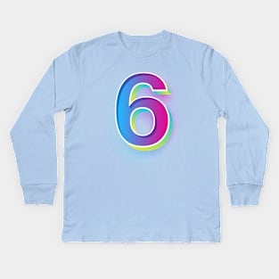 Color 6 Kids Long Sleeve T-Shirt